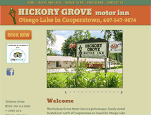 Tablet Screenshot of hickorygrovemotorinn.com